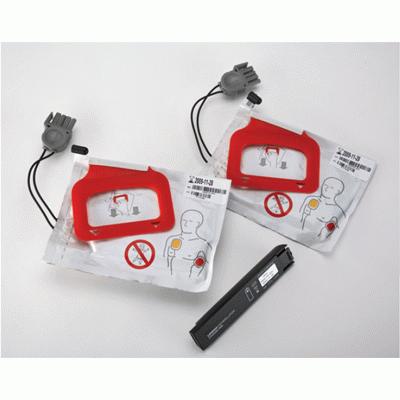 Charge Pack for Lifepak CR PLUS & 2 Sets of Electrode Pads