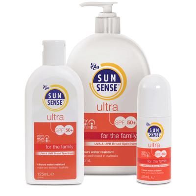 SunSense Ultra SPF 50+ Sun Cream Bottle - 125ml