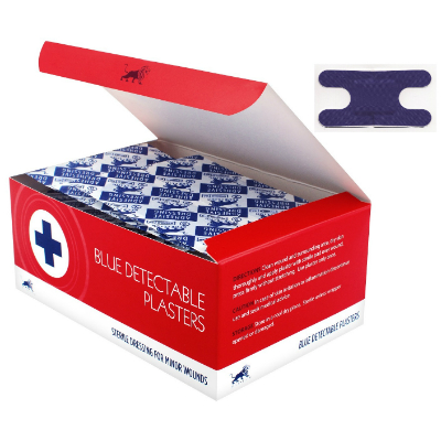 Blue Detectable Plasters - Anchor (50)