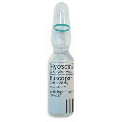 Buscopan Ampoules (Hyoscine Injection) - 20mg (10) *POM*