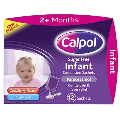 Calpol Infant Sachets Sugar Free - 120mg/5ml (12)