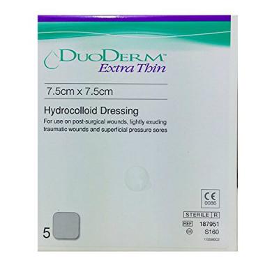 DuoDerm Extra Thin Dressing - 7.5cm x 7.5cm (5)