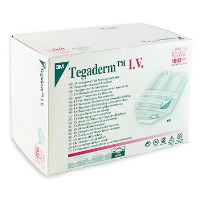 Tegaderm IV Sterile Dressing 7cm x 8.5cm (100)