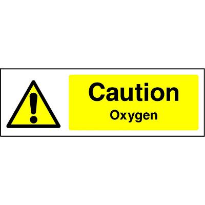 Oxygen Sign S/A 200mm x 66mm