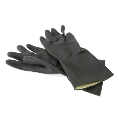 Gloves - Black Rubber(H/D) XL  per Pair