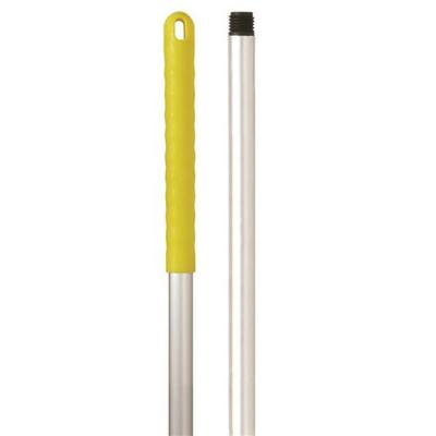 Silver Mop Handle with Yellow Grip