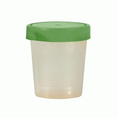 Urine Cups With Screw On Green Caps (10)