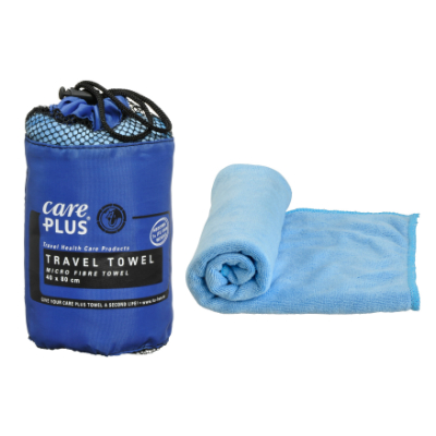 Care Plus Microfibre Travel Towel - Blue - Small