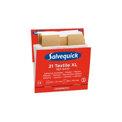 Cederroth Salvequick Fabric Extra Large Plaster Refill (6 x 21)