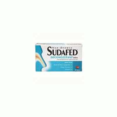 Sudafed Decongestant Tablets Non-Drowsy (12) *P*