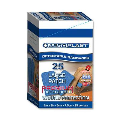 Aeroplast Blue Detectable Extra Wide Patch 7.5 x 5 cm (50)