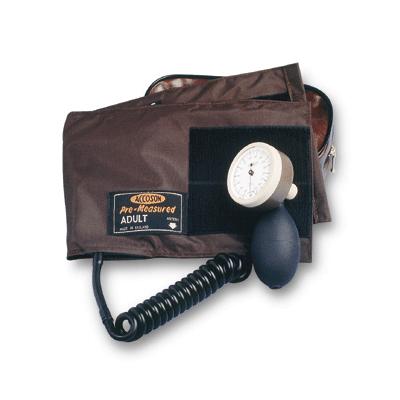 Limpet Aneroid Hand Sphyg with Velcro Cuff - Coiled Tube