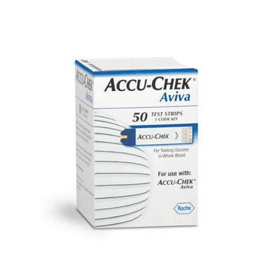 Accu-Chek Aviva Glucose Test Strips (50)