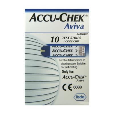 Accu-Chek Aviva Test Strips (10)