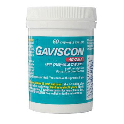 Gaviscon Advance Tablets - Peppermint (60)