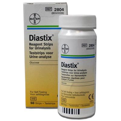 Diastix Reagent for Urinalysis Test Strips (50)