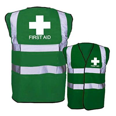 First Aid Hi-Vis Vest - Green - Large