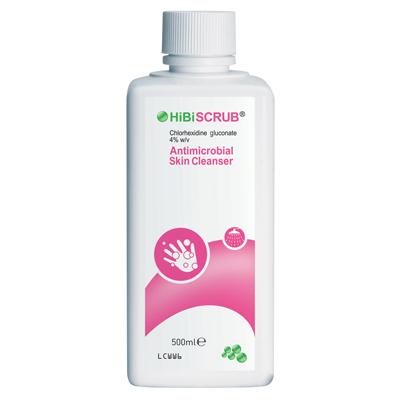 Hibiscrub Antimicrobial Cleanser - 500ml - Pump not included