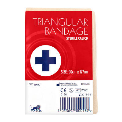 Calico Triangular Bandage - Sterile