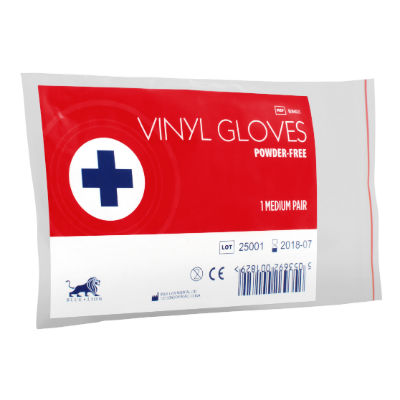Powder Free Vinyl Gloves - Medium - Pair