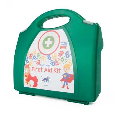 Blue Lion Childrens First Aid Kit in Contemporary Box