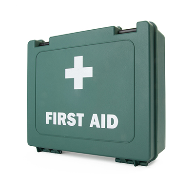 BS 8599-1:2019 Compliant Medium Catering First Aid Kit in Standard Green Box
