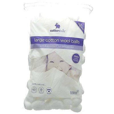 Cottontails Cotton Wool Balls - Large - 1.1g (100 x 12)