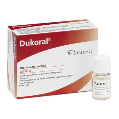 Dukoral - Oral Cholera Vaccine (2 Vial & 2 Sachets) *POM*