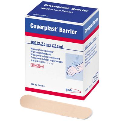Coverplast Barrier Plasters - 7.2cm x 2.2cm (100)