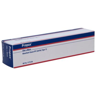 Propax Sterile Absorbent Gauze BP Roll - 90cm x 1m