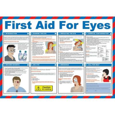 First Aid For Eyes Wallchart 420mm x 590mm