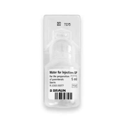 Water for Injection Ampoule - 5ml (10) *POM*