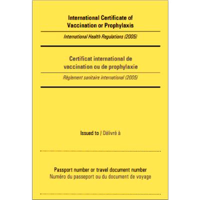 Yellow Fever Certificates (10)