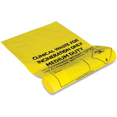 Clinical Waste Bags - Med Duty - 5kg - 99cm x 71cm (200)
