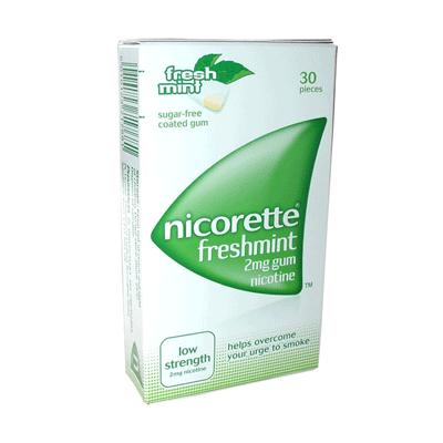 Nicorette Gum - 2mg - Freshmint (25)