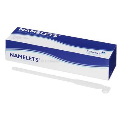 Namelets - Write On - Adult White (100)
