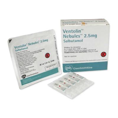 Salbutamol Nebules - 2.5mg / 2.5ml (20) *POM*