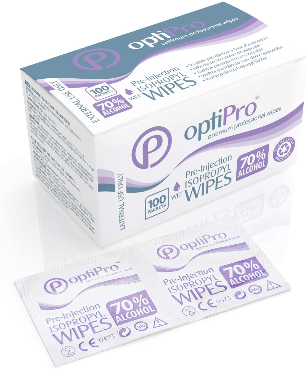 Pre-injection Swabs / Wipes (100)