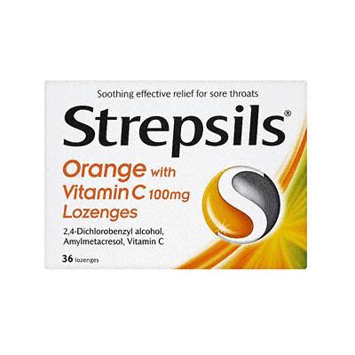Strepsils Plus Vitamin C - Orange (36)