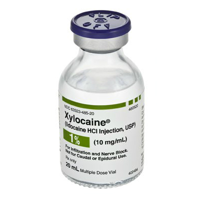 Xylocaine 1% and Adrenaline Vial - 1:200000 - 20ml (5) *POM*