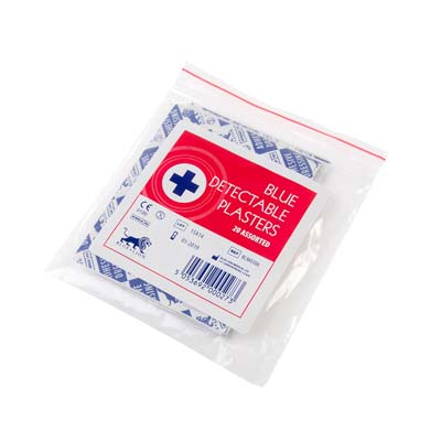 Blue Detectable Plasters - Assorted (20)